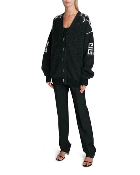 Givenchy x Chito 4G Spider Web Oversized Cardigan